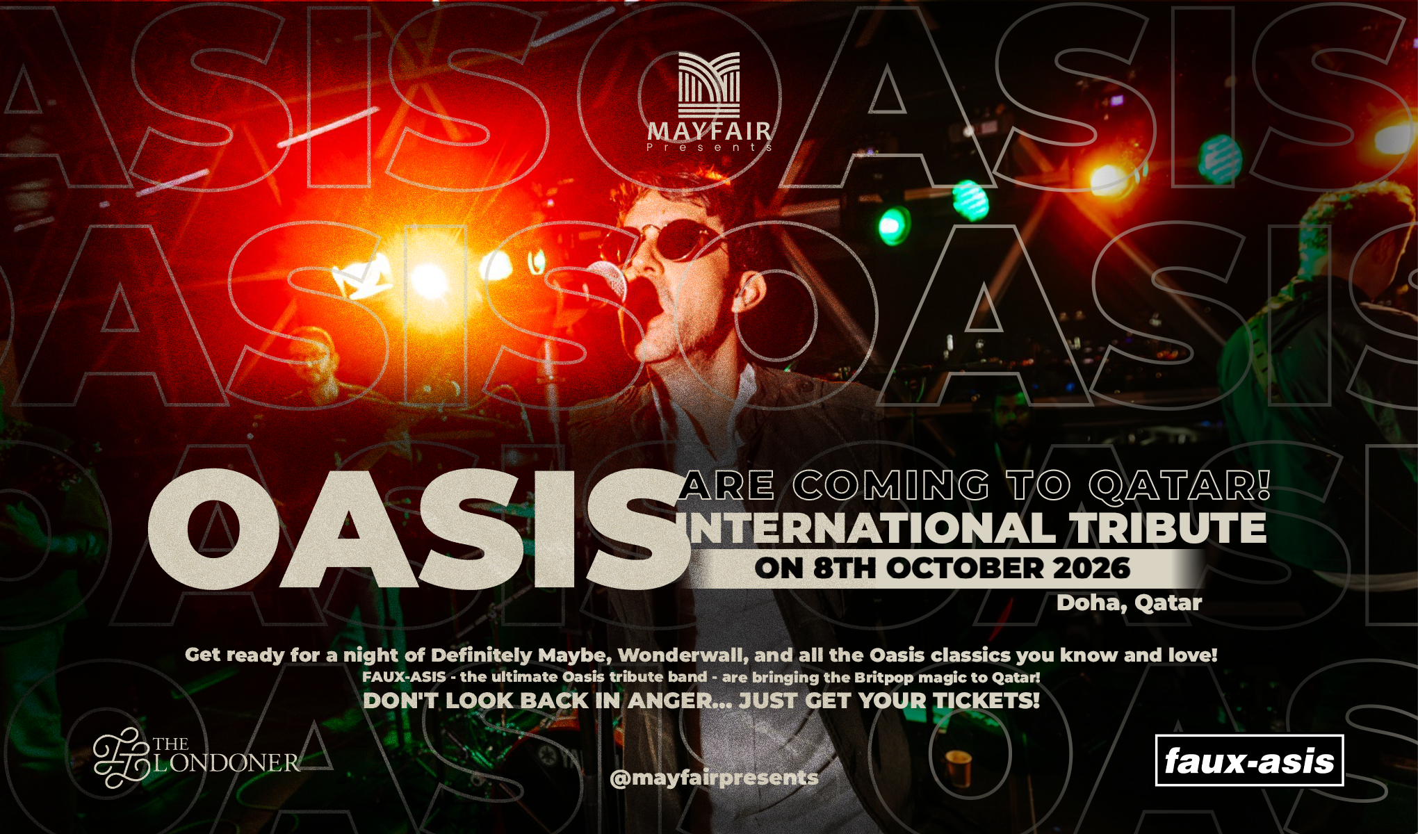 OASIS TRIBUTE IS COMING TO QATAR